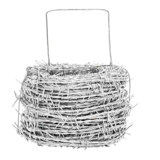 Prikkeldraad IJzerkleurig – 1,6 mm dik – 50 meter rol